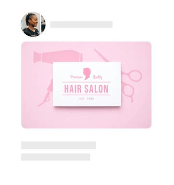 Beauty industry stylist